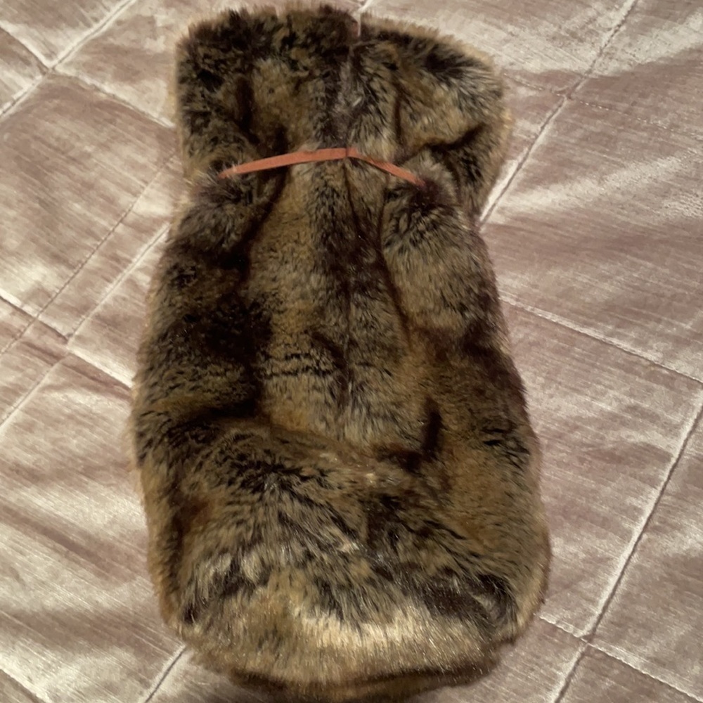 FAUX Fur Wine Bottle Holder